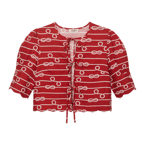 Scalloped Top in Anchor Line