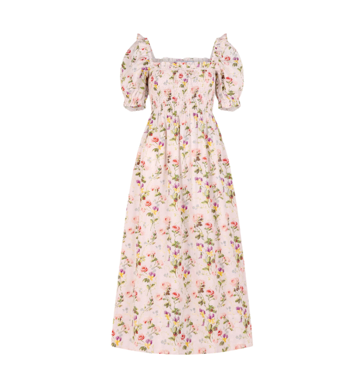 The Scarlett Nap Dress in Pink Bluebonnet