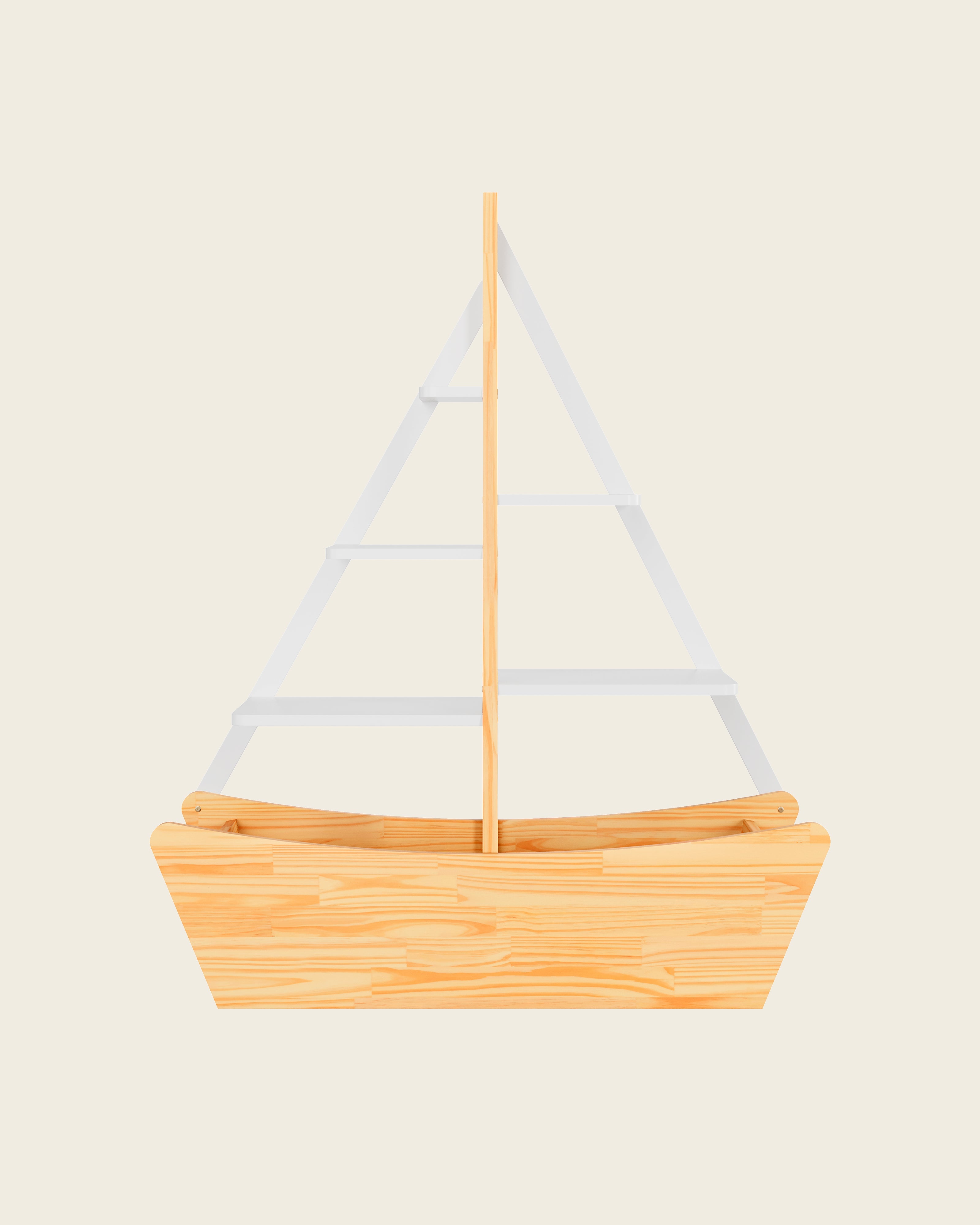 Seabound Shelf - Natural Wood