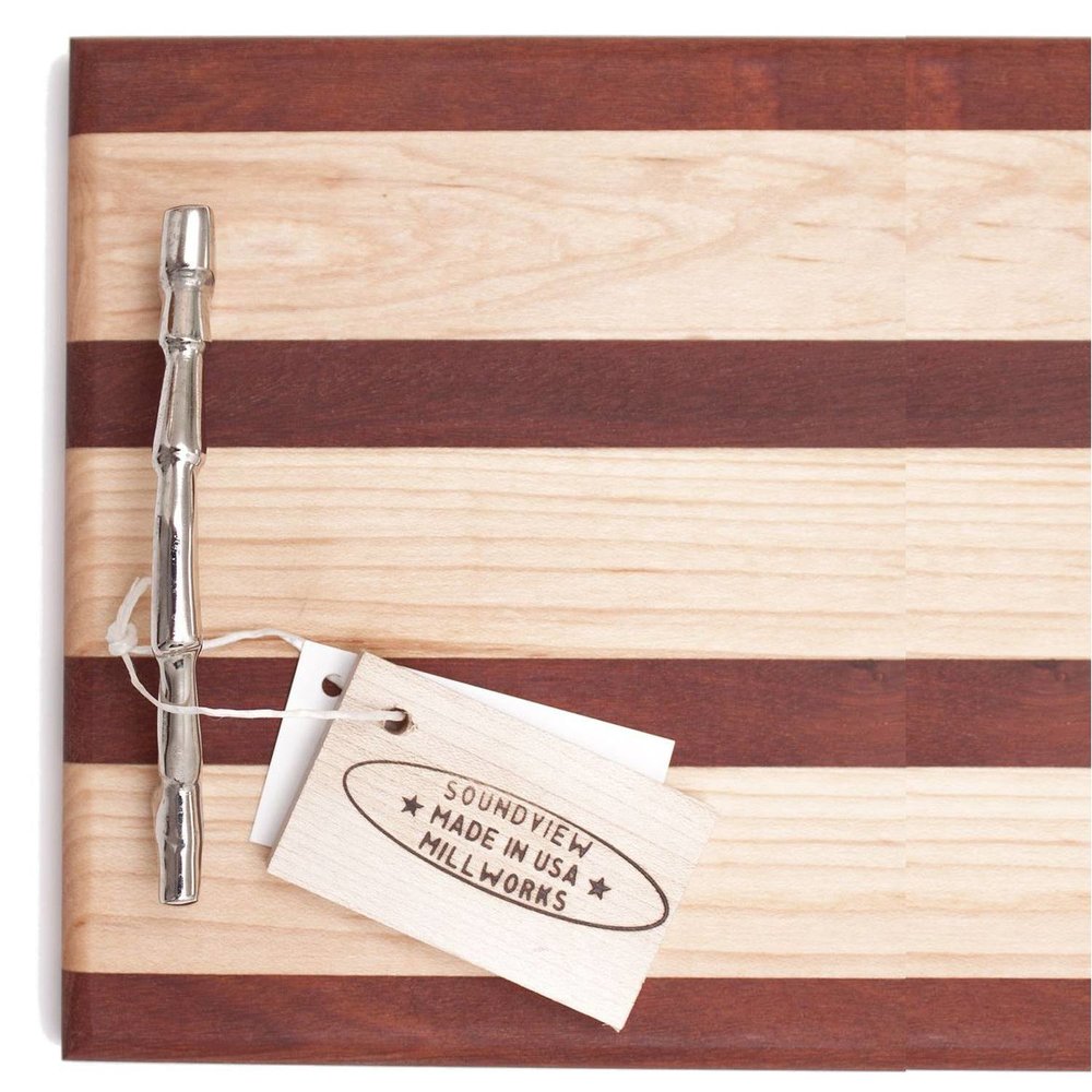 Bamboo Double Handle Serving Board