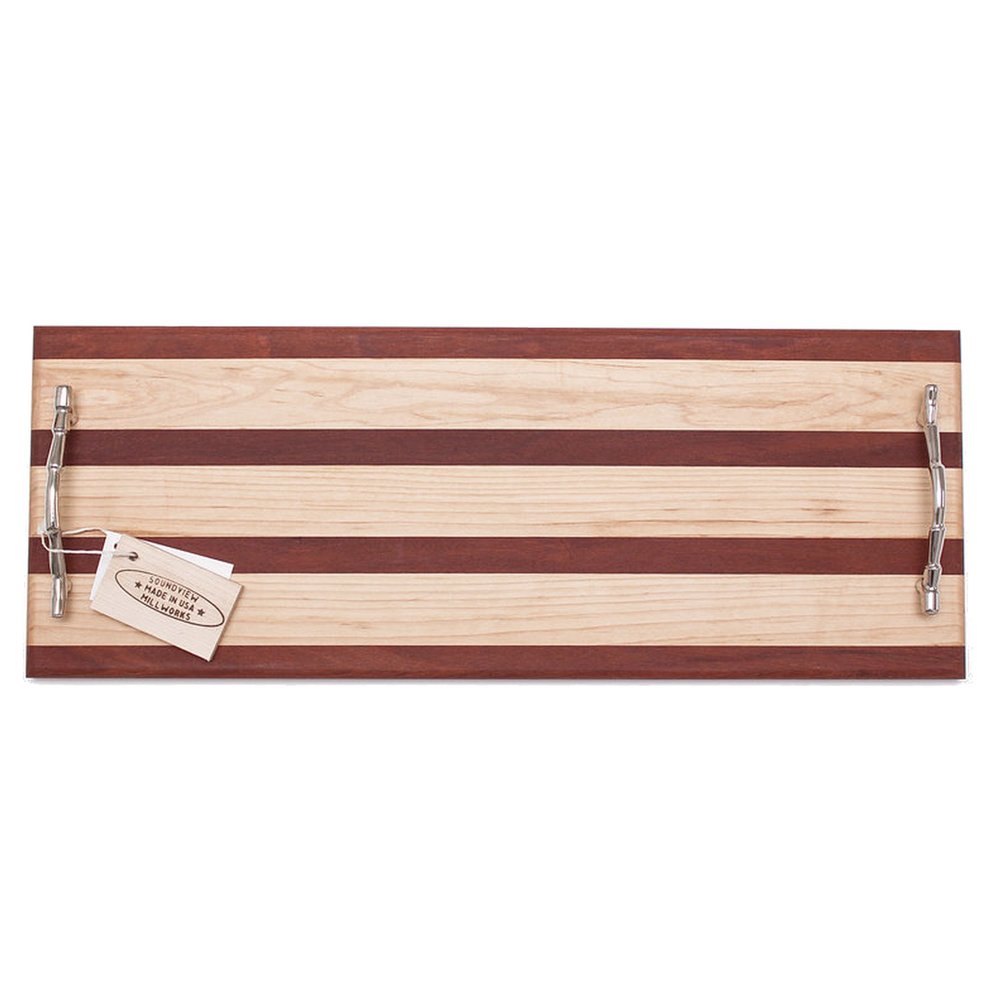 Bamboo Double Handle Serving Board