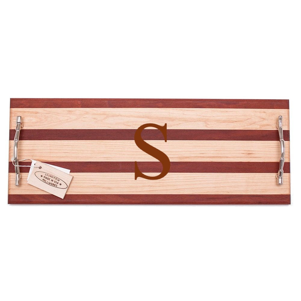 Bamboo Double Handle Serving Board