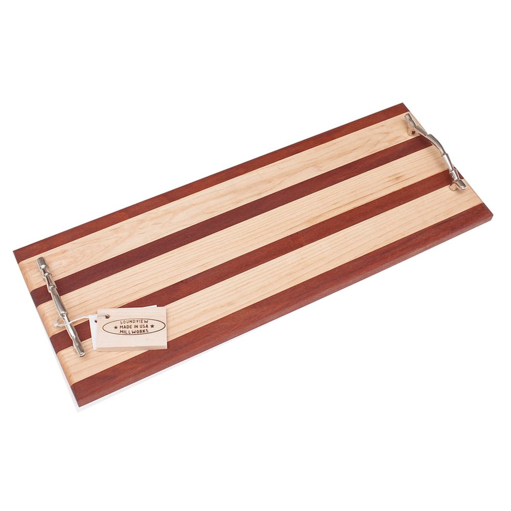 Bamboo Double Handle Serving Board