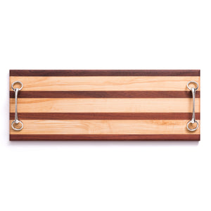 Equestrian Bit Double Handle Serving Board