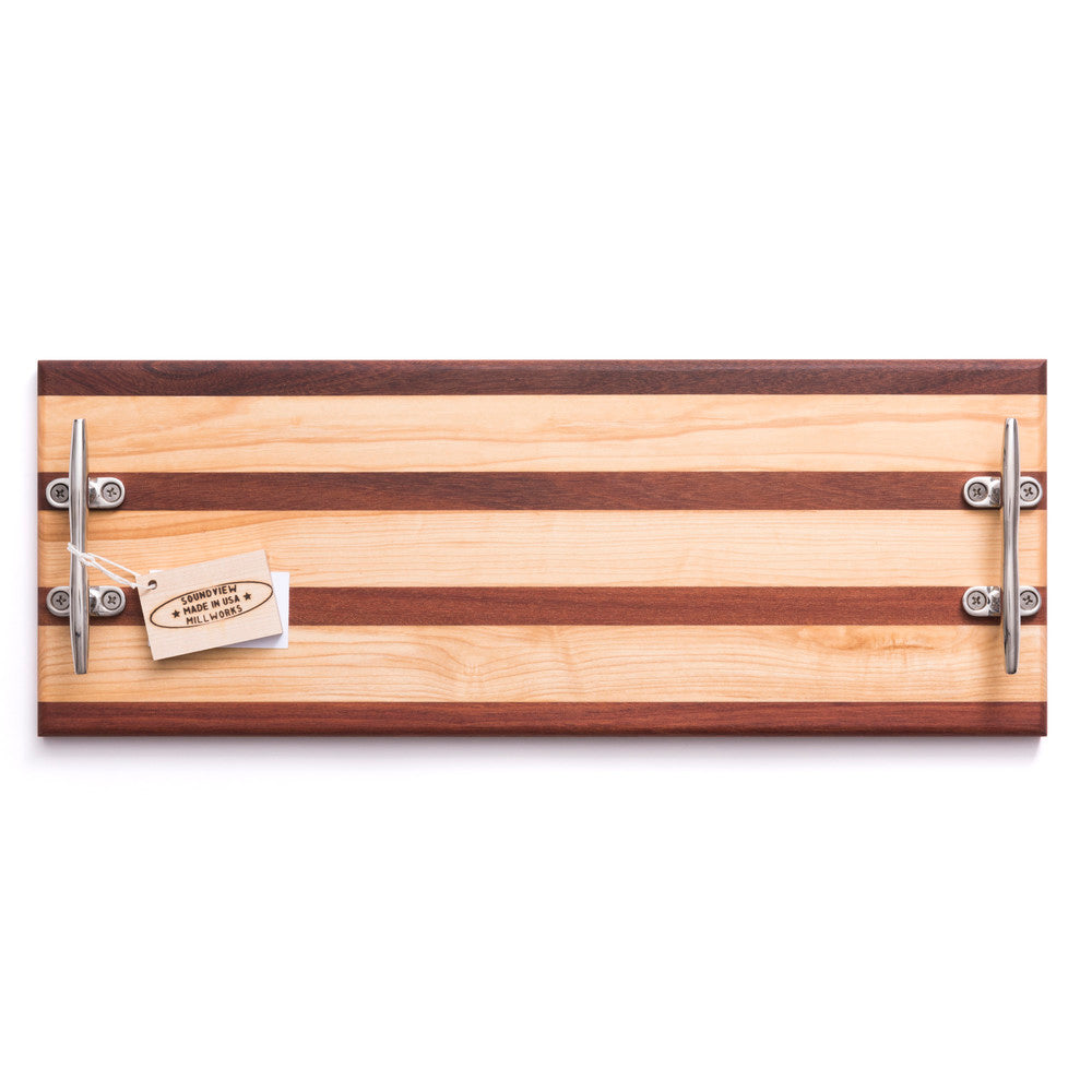 Nautical Cleat Double Handle Serving Board