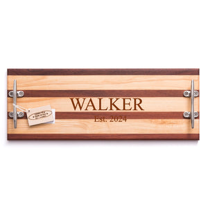 Nautical Cleat Double Handle Serving Board
