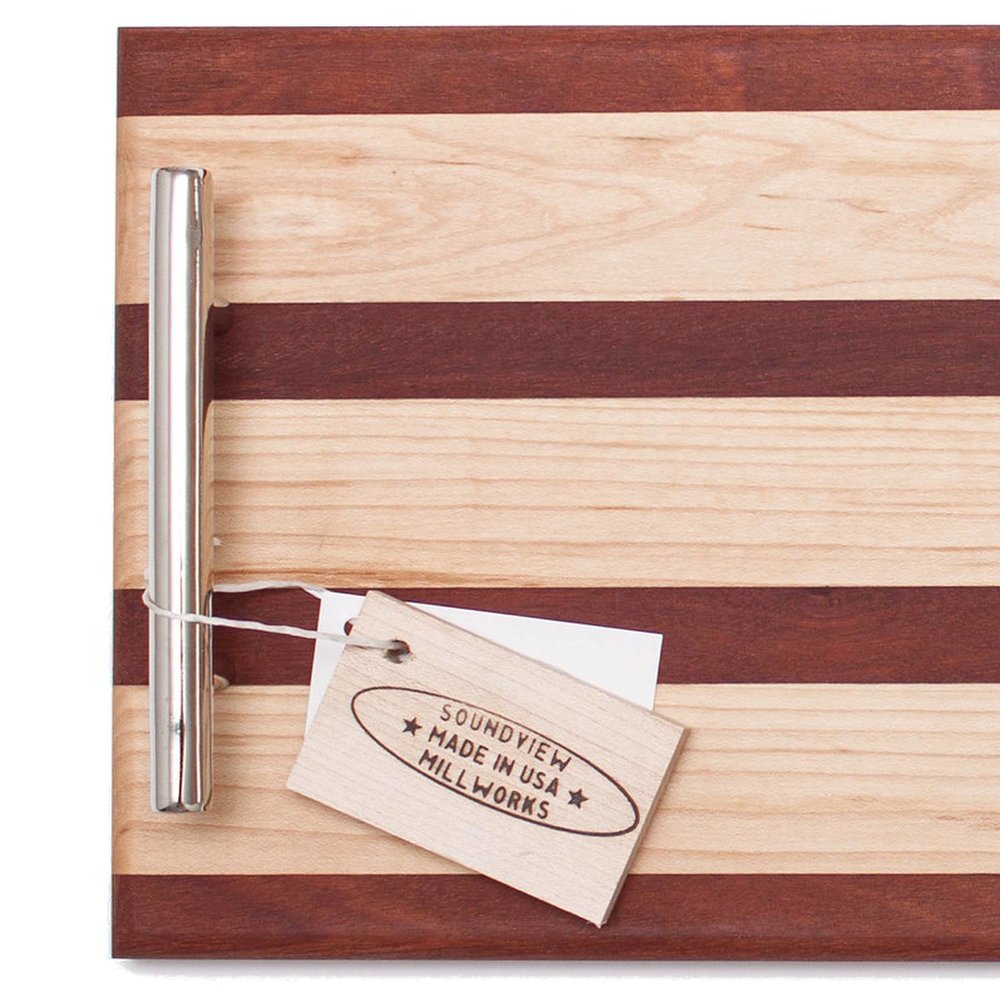 Rod Double Handle Serving Board