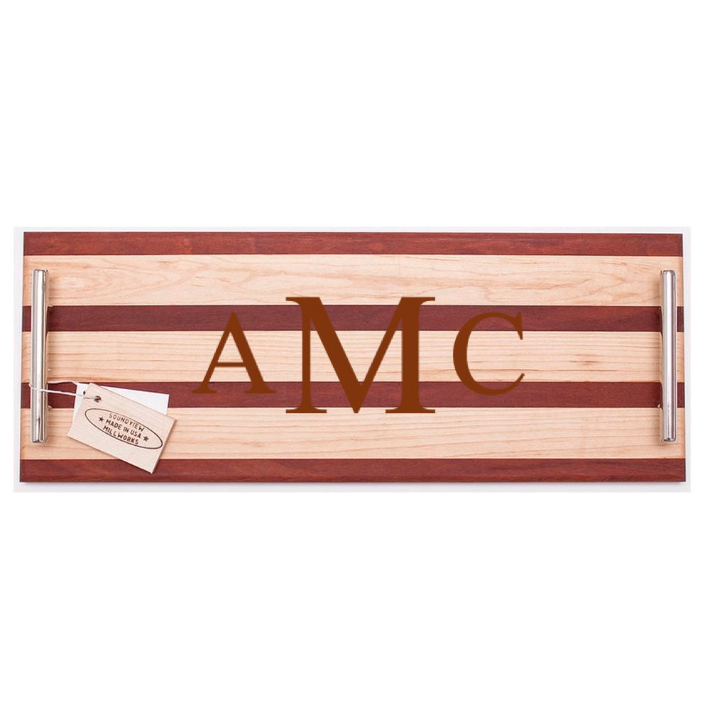 Rod Double Handle Serving Board