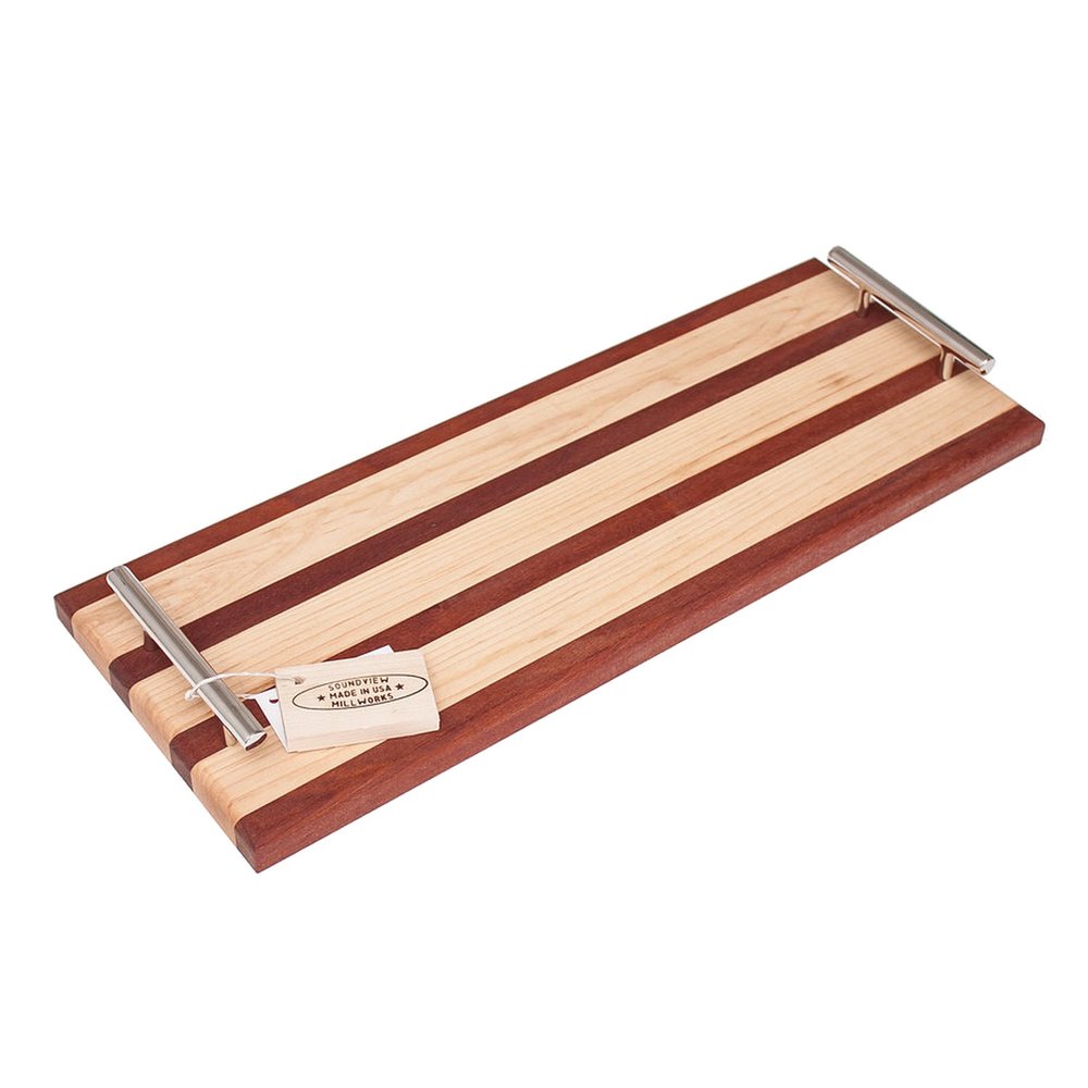 Rod Double Handle Serving Board