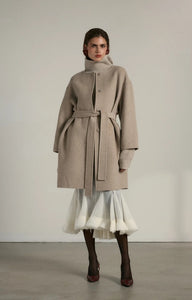 V. Chapman x Kristopher Brock Campos Coat in Oatmeal