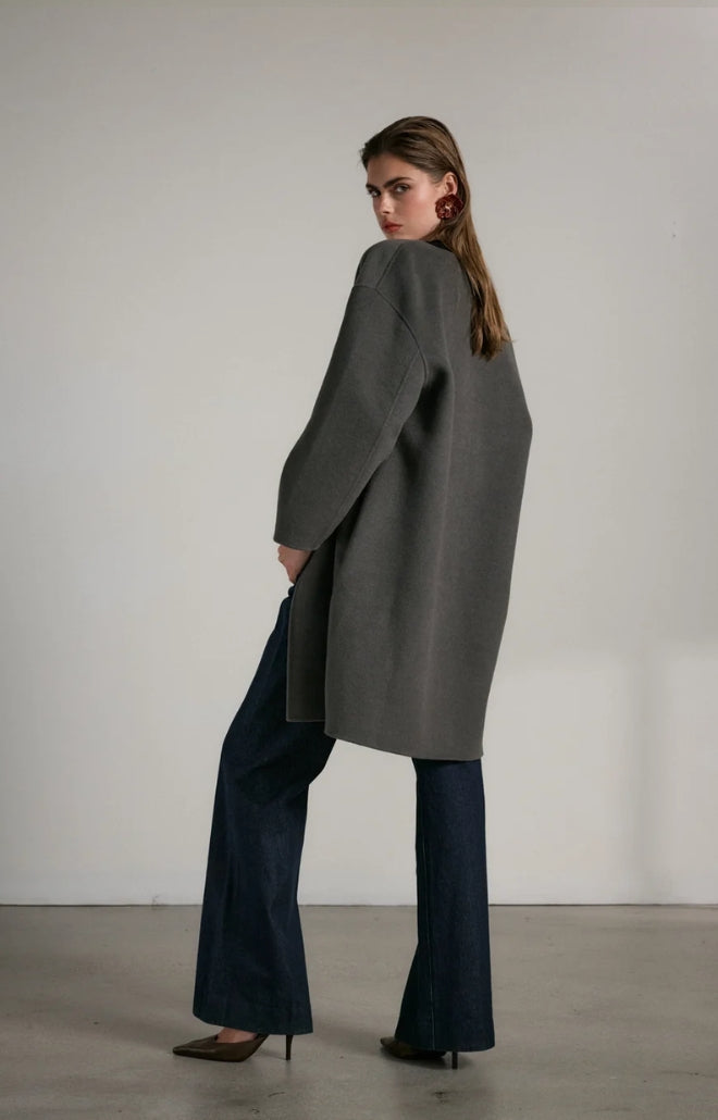 V. Chapman x Kristopher Brock Campos Coat in Slate