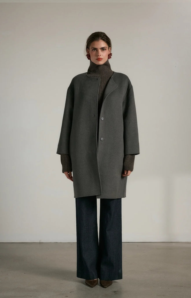 V. Chapman x Kristopher Brock Campos Coat in Slate