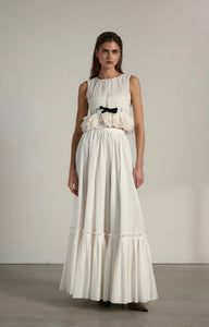 V. Chapman x Kristopher Brock Almeria Top in Eggshell