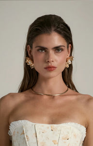 V. Chapman x Kristopher Brock Poppy Post Earring in Gold