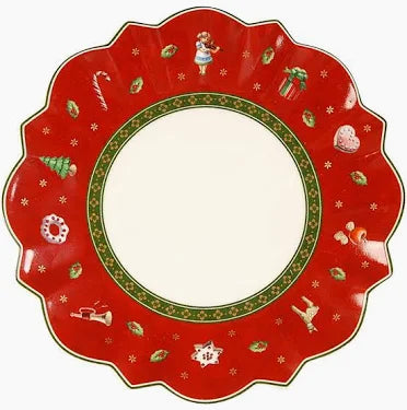 Toys Delight Bread & Butter Plate Red in Multi