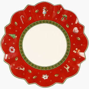 Toys Delight Bread & Butter Plate Red in Multi