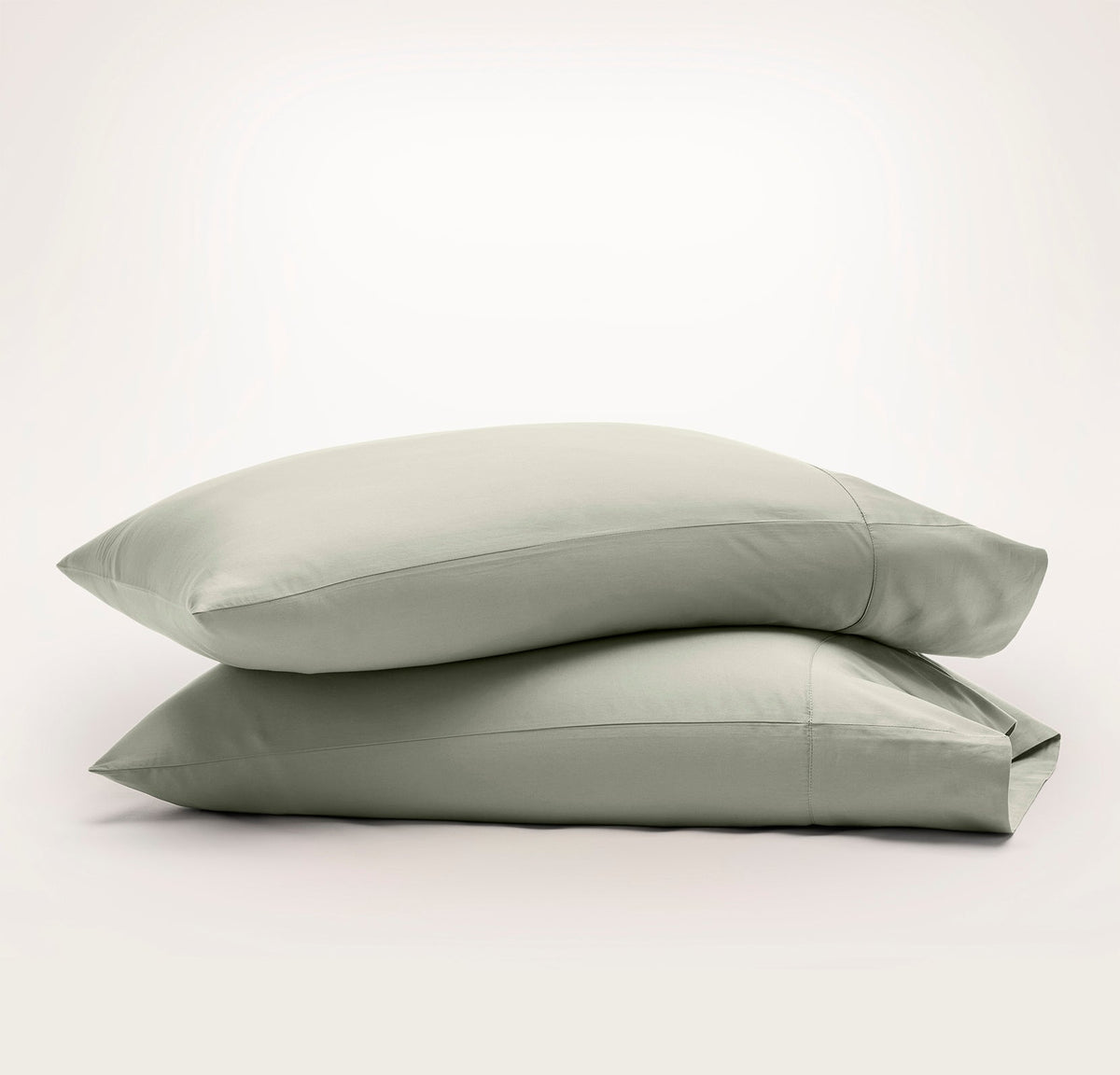 Signature Hemmed Pillowcase Set in Sageleaf