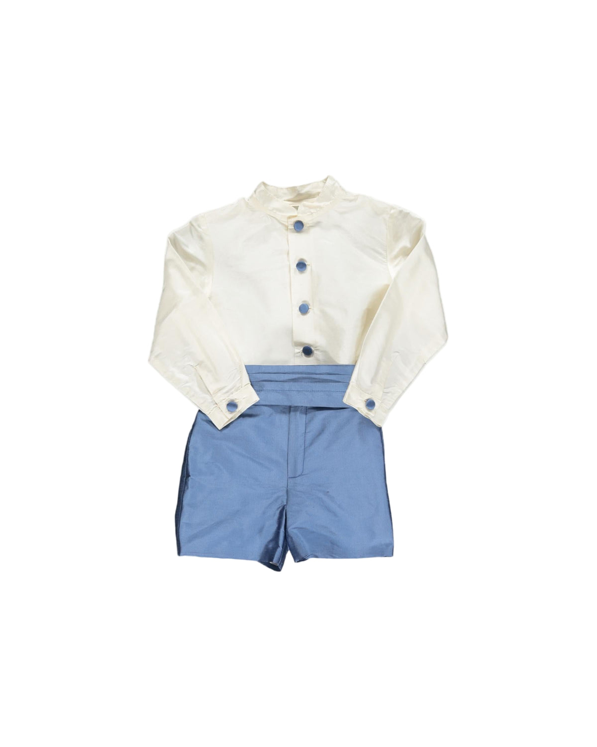 Silk Cummerbund Ocean Blue