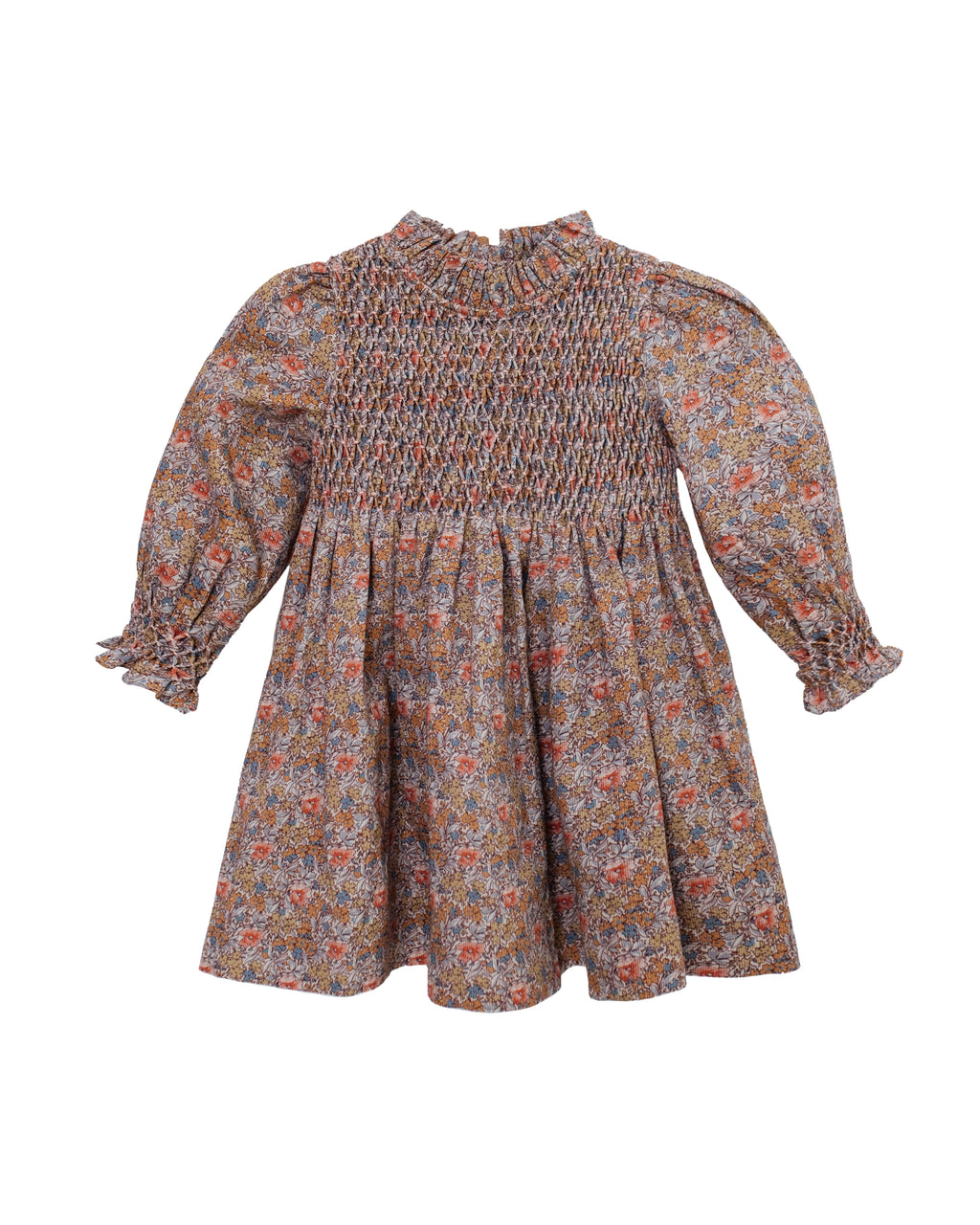 Simona Dress in Rust Floral