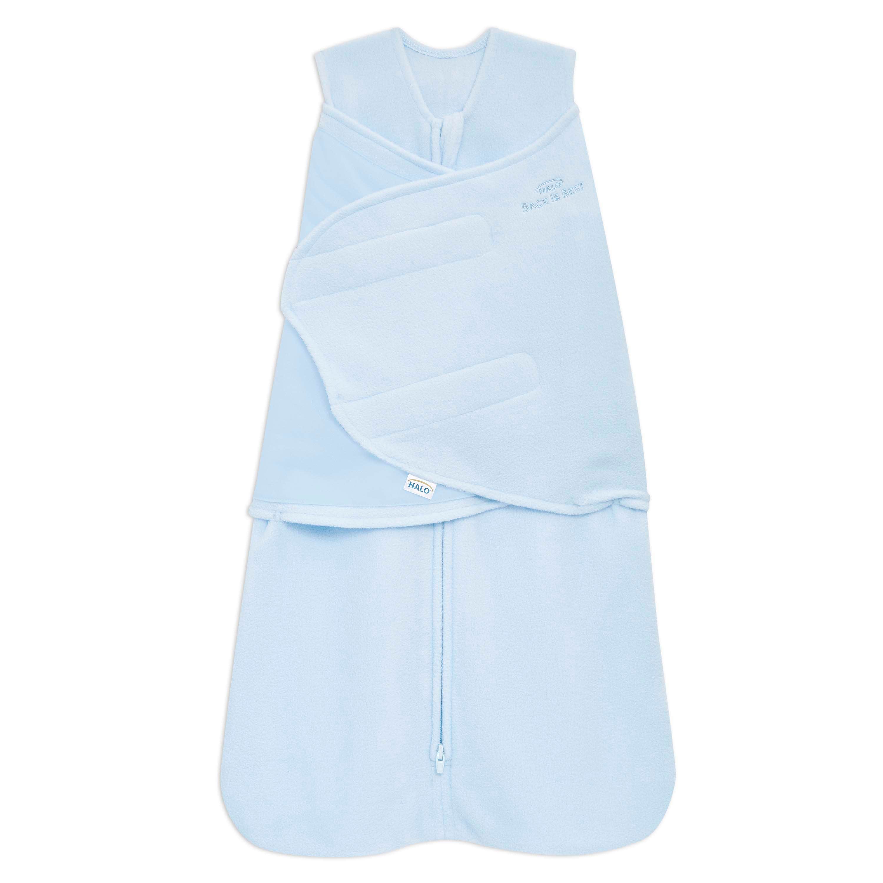Blue Micro-Fleece Swaddle | HALO