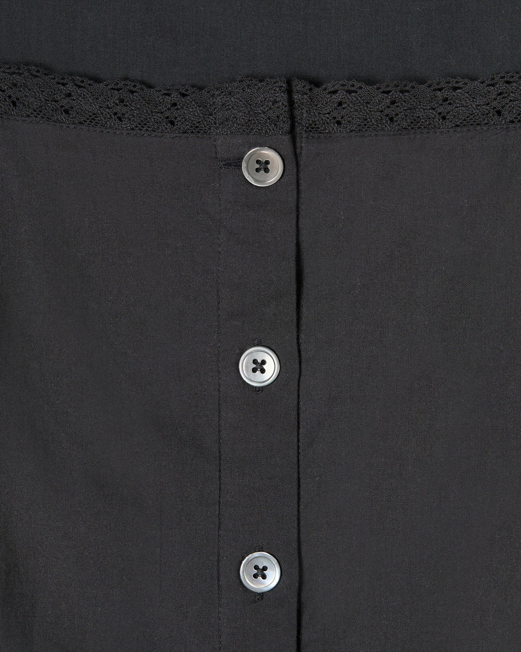 kinderbrook sleeveless dress in black detail