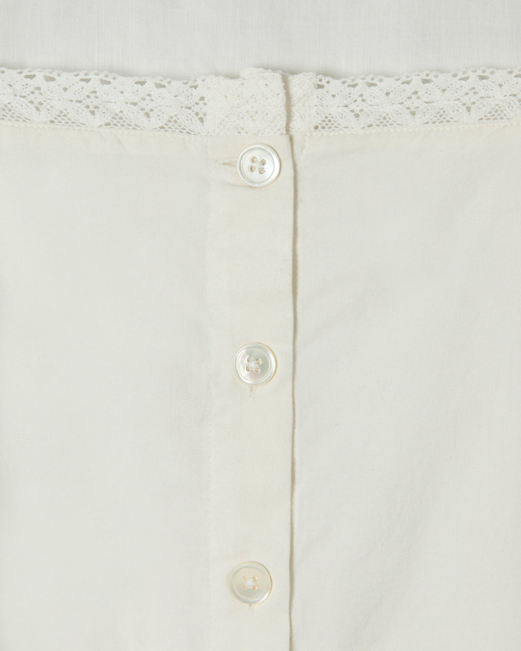kinderbrook sleeveless dress in white detail