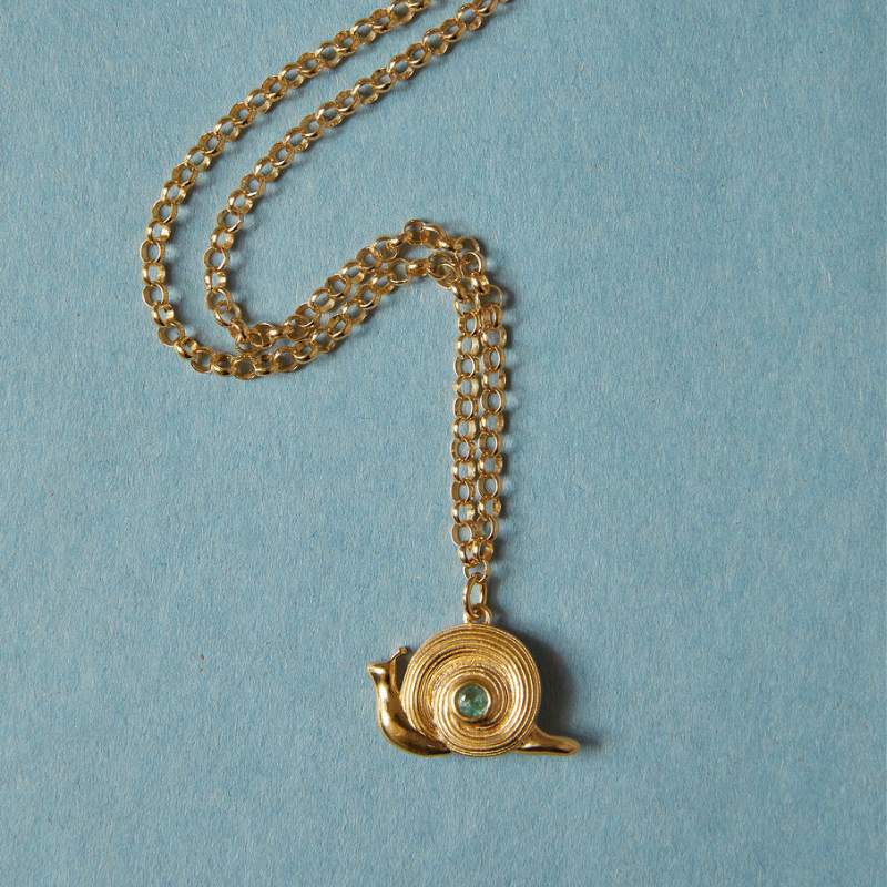 snail necklace