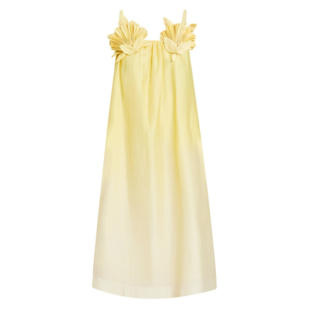 Solenn Midi Dress in Vanilla Sunrise
