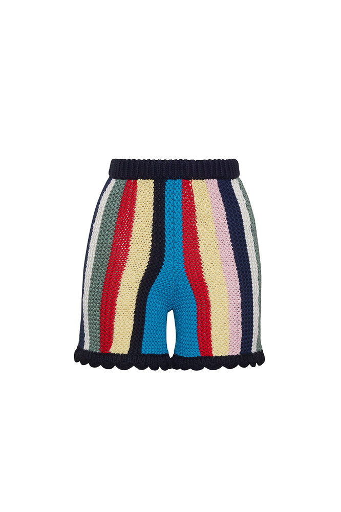 Marathi Shorts in Stripe Multi