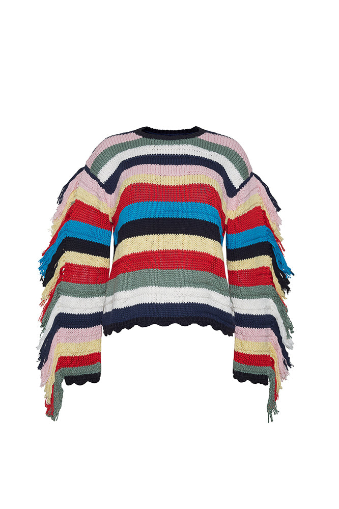 Marathi Crewneck in Stripe Multi