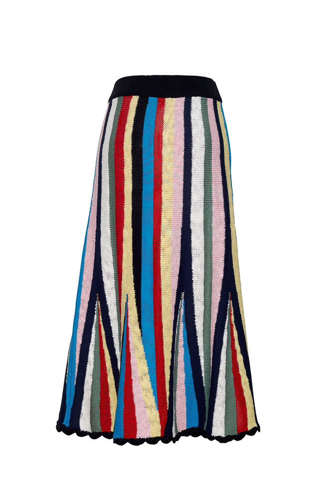 Marathi Skirt in Stripe Multi