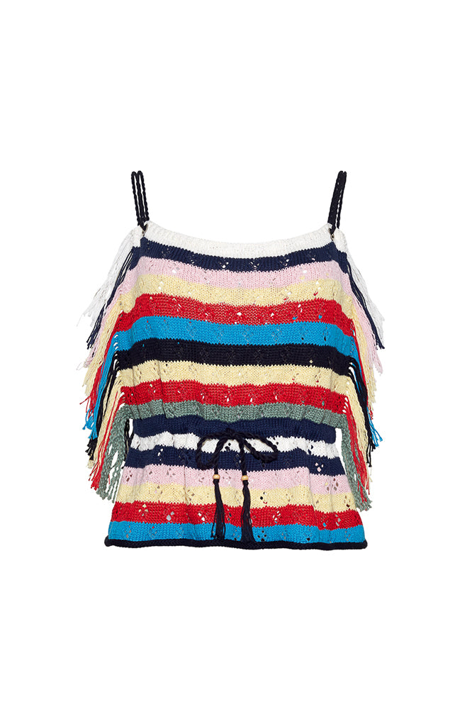 Marathi Tank in Stripe Multi