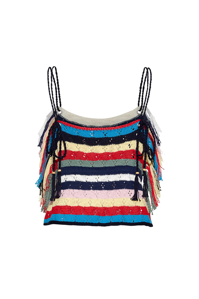 Marathi Tank in Stripe Multi