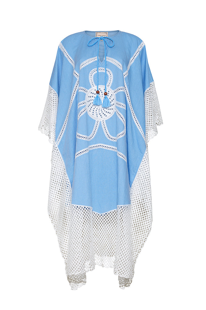 Kampos Caftan in Blue Multi
