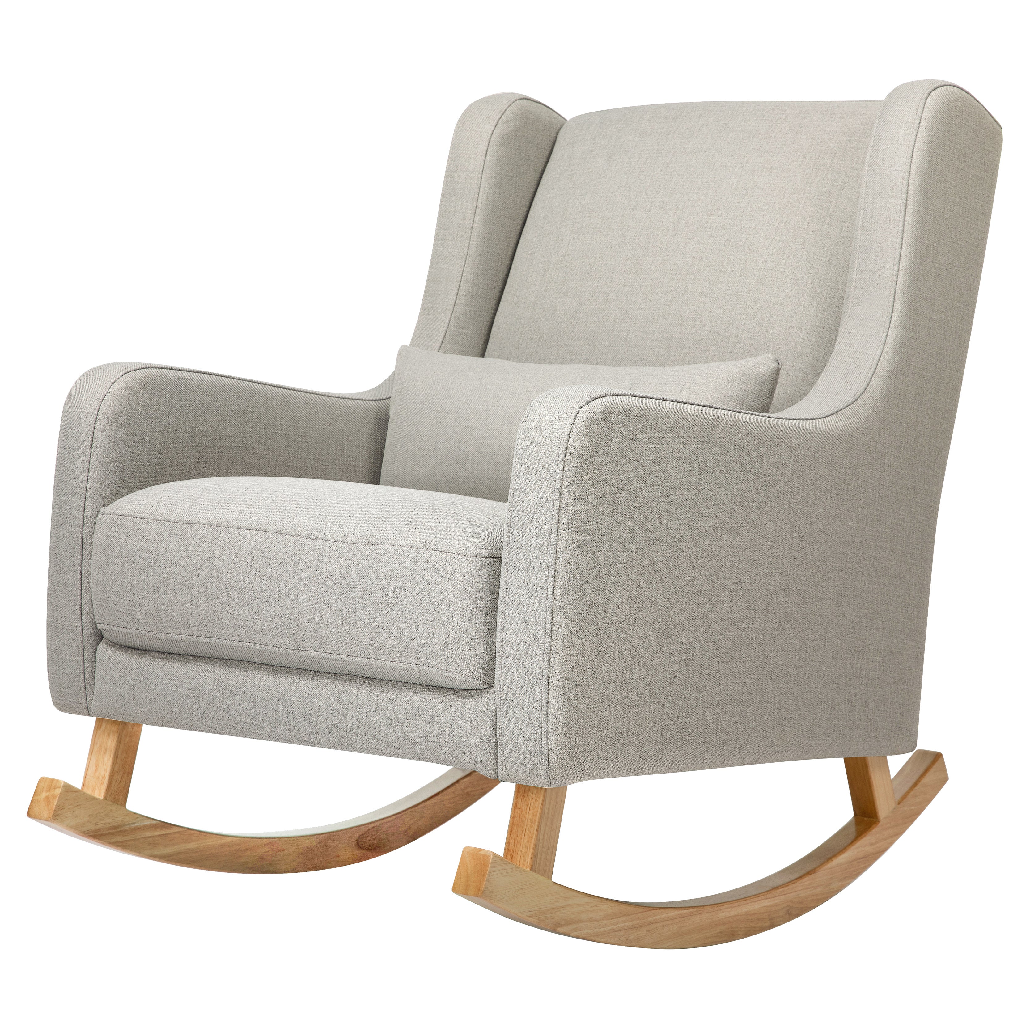 Kai Rocker in Eco-Performance Fabric | Water Repellent & Stain Resistant in Performance Grey Eco-Twill with Light Legs