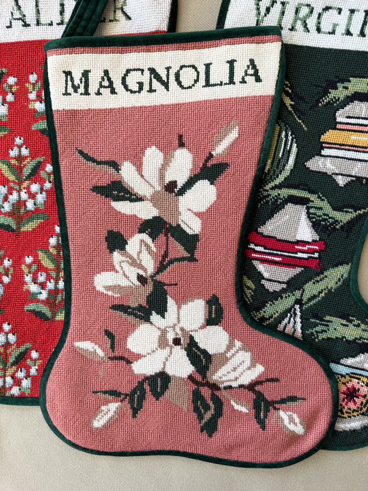 Magnolia Stitched Stocking