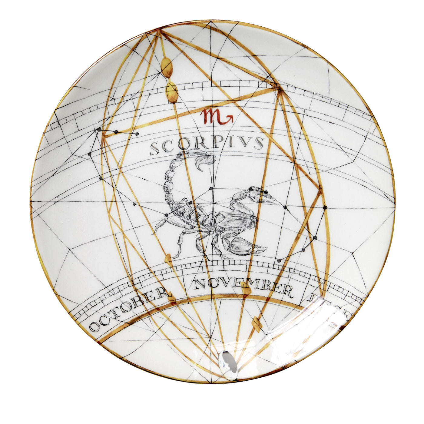 Zodiaco Scorpius Dinner Plate