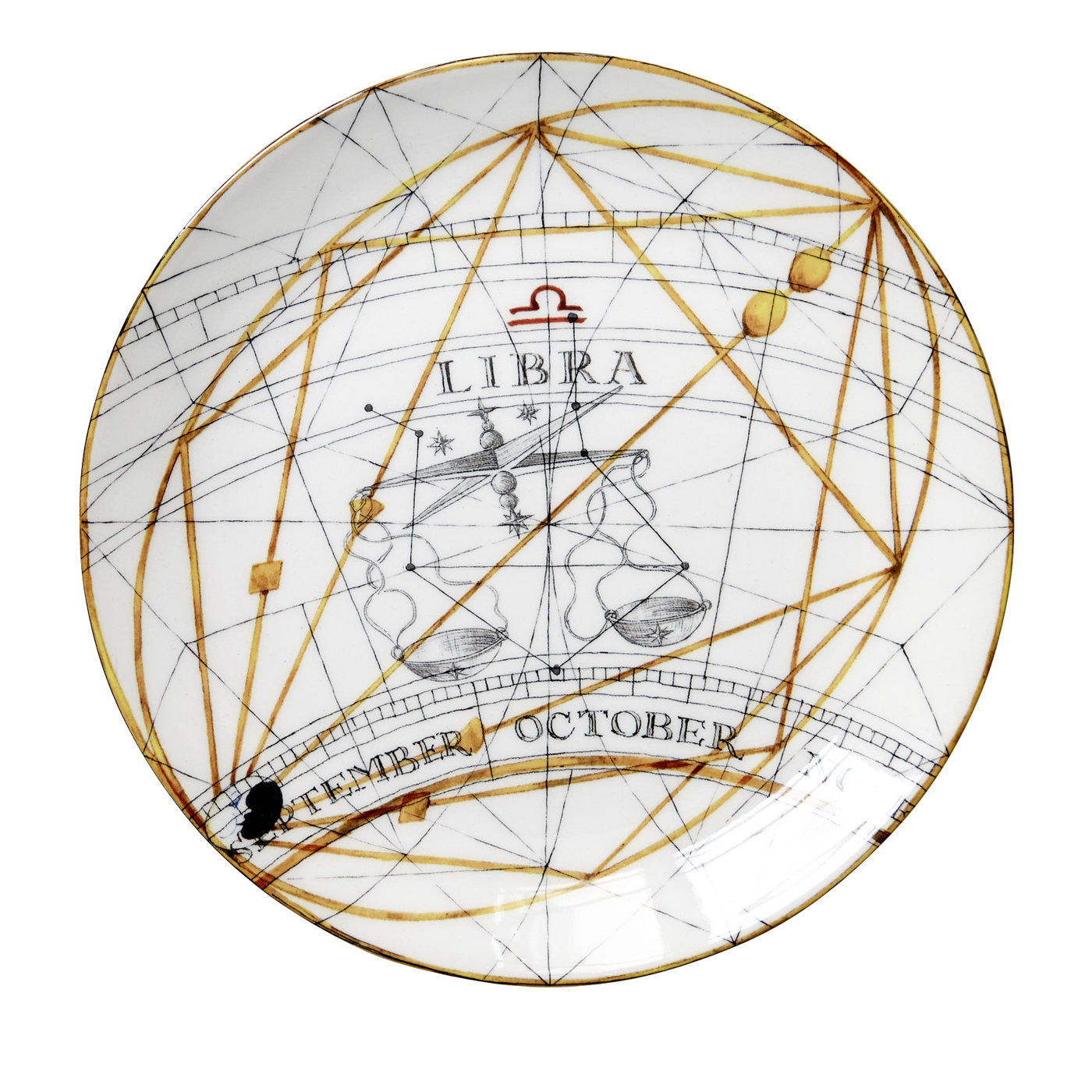 Zodiaco Libra Dinner Plate