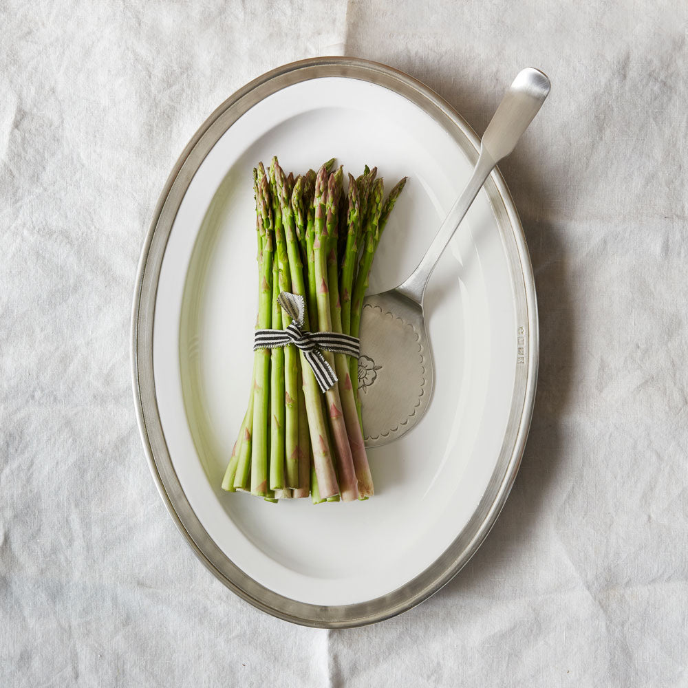 Convivio Oval Serving Platter X-Small in White