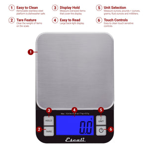 Nutro Digital Scale in Black