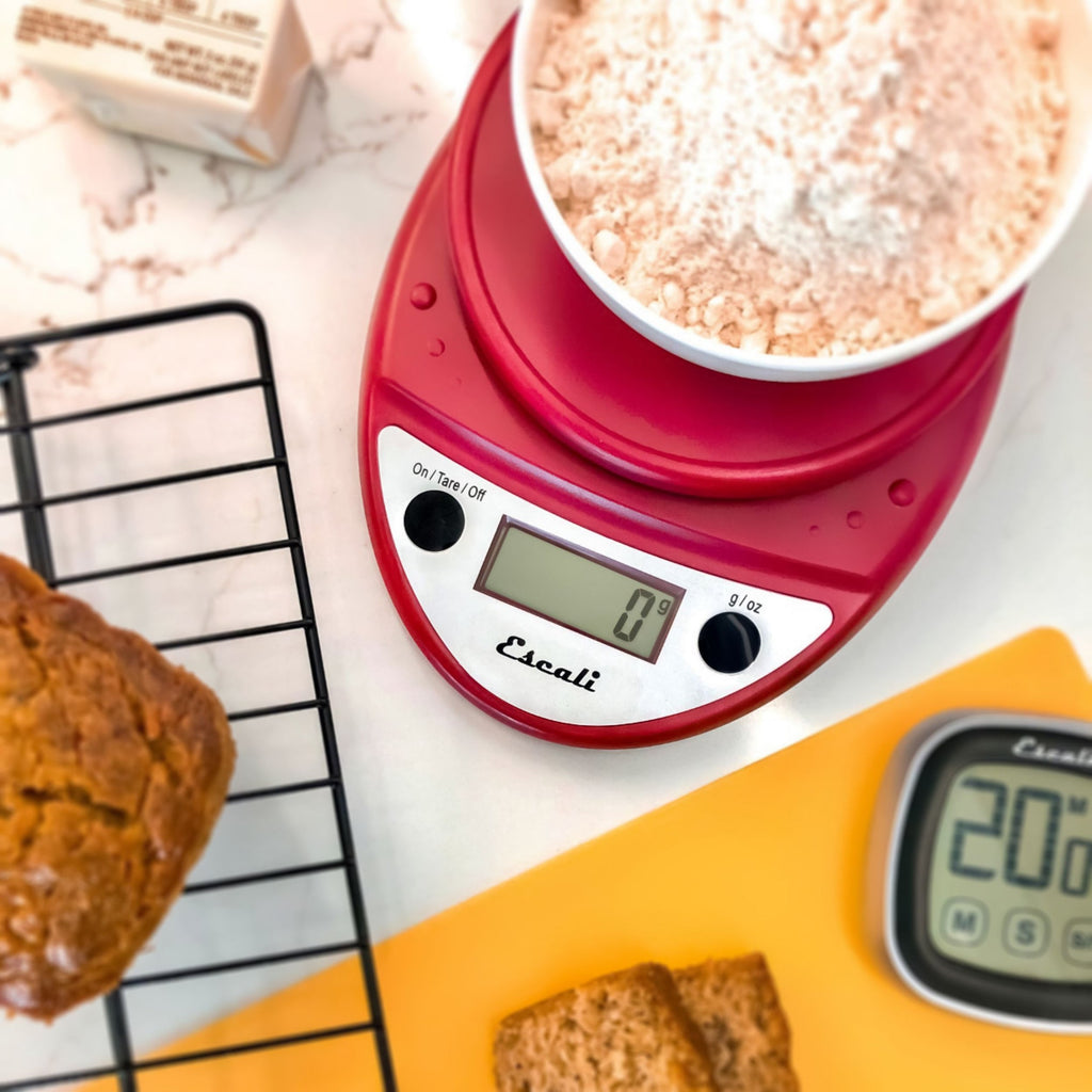 Primo Digital Scale in Warm Red