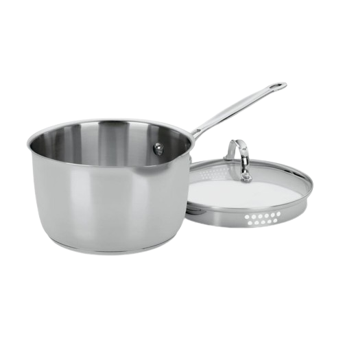 3 Quart Pour Saucepan in Stainless Steel