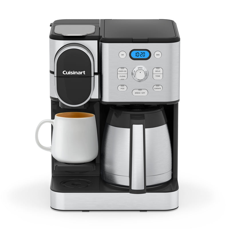 10-Cup Carafe/Single Serve/Over Ice Thermal Carafe Coffeemaker