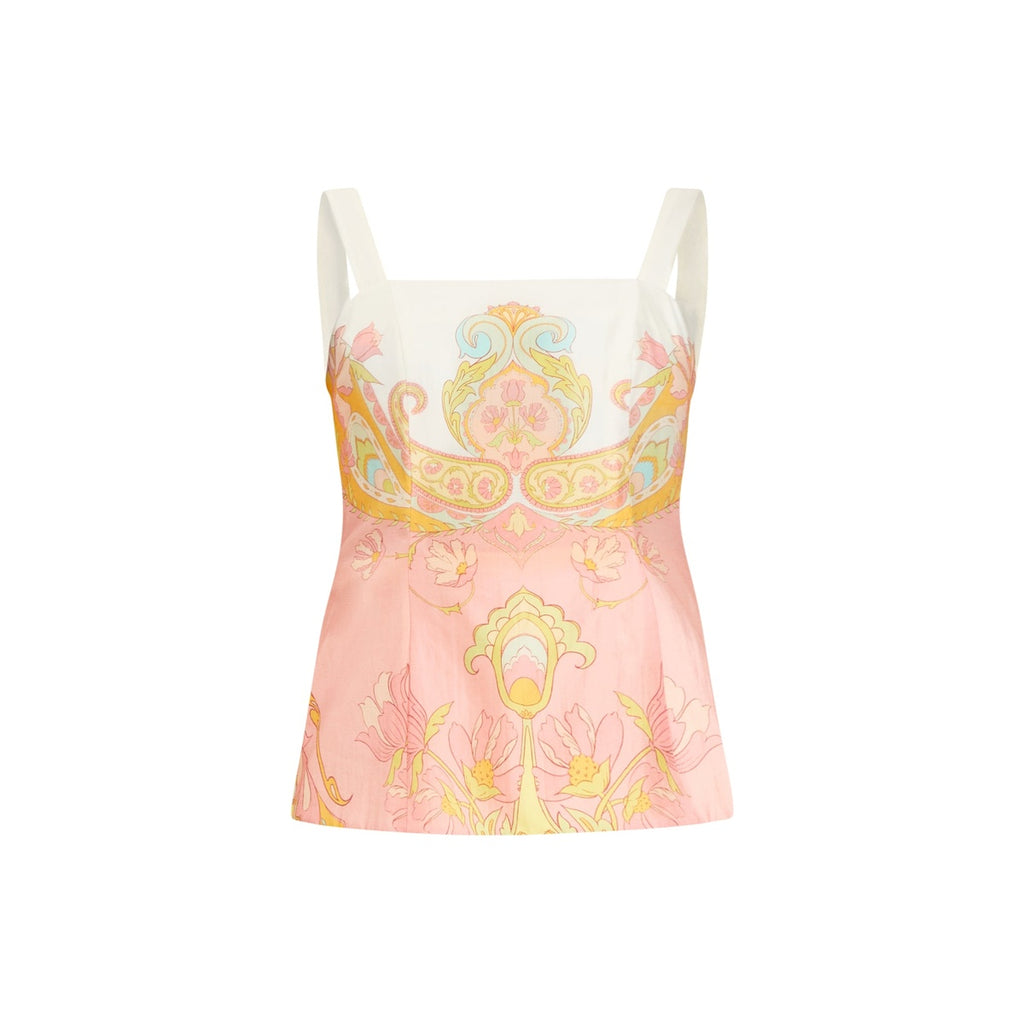 St. Germain Convertible Gown in Venetian Paisley