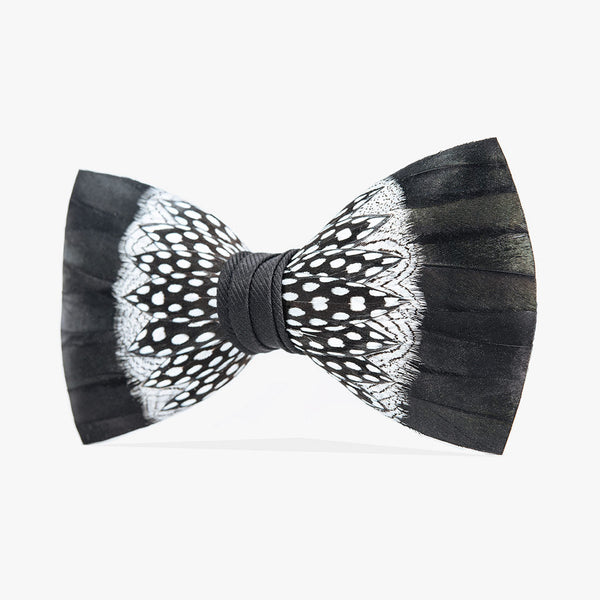エムエメ Bow tie feather mini one piece BLK M me eme Bow tie feather mini one piece