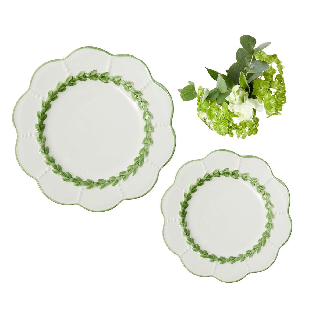 Green Viviana Starter Plate