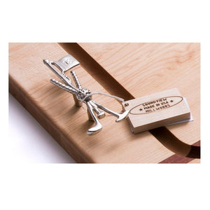 Golf Club and Flag Double Handle Steak Boards