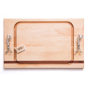 Golf Club and Flag Double Handle Steak Boards