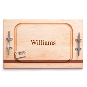 Nautical Cleat Handle Steak Boards