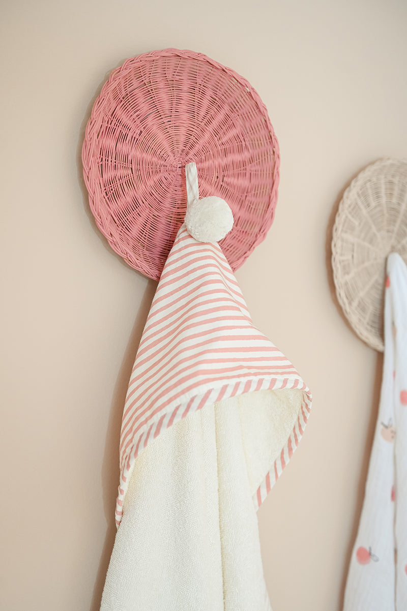 Striped Hooded Towel